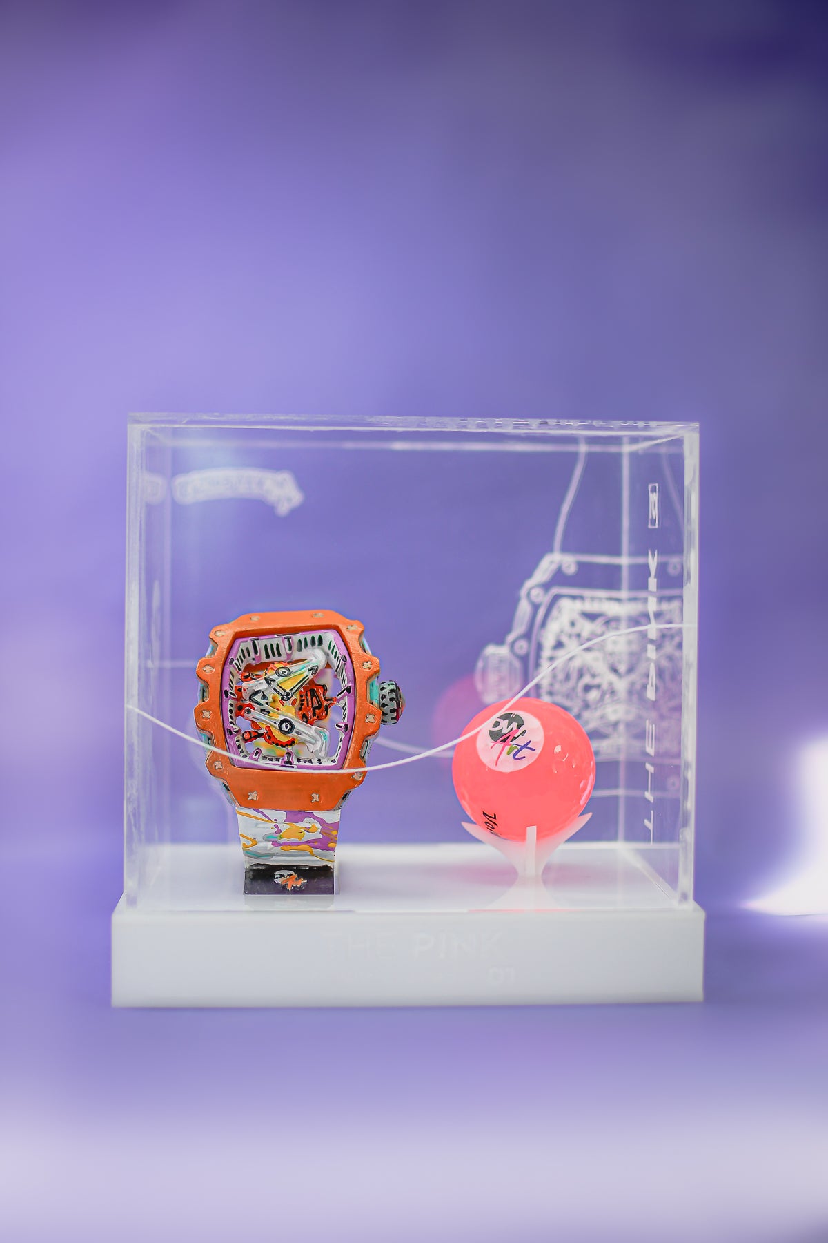 Art Watchos Pink Art Fest Orange